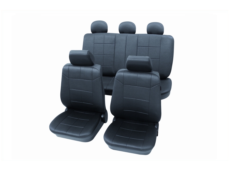 Housses de siège universelles anthracite, polyester | PETEX