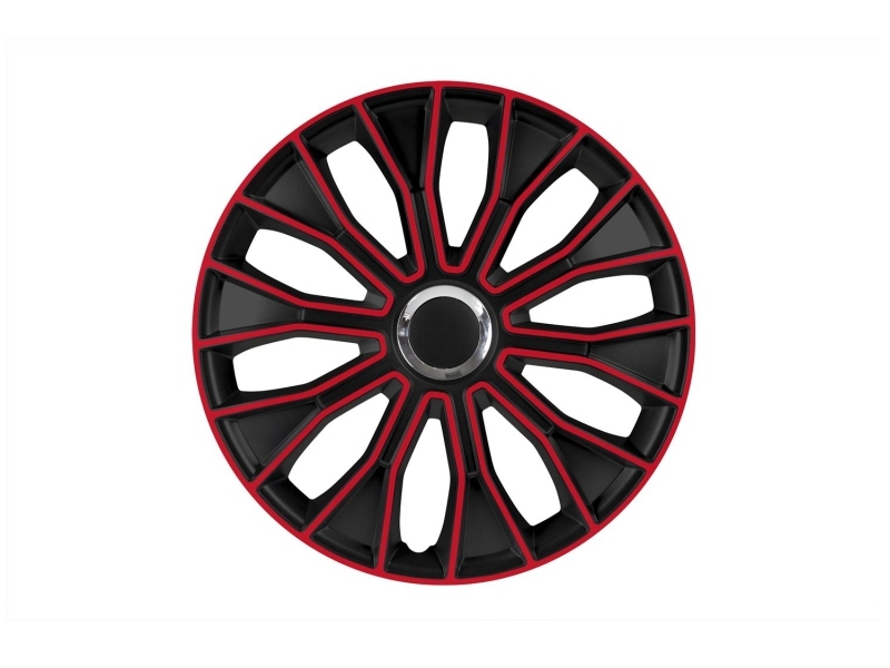 Enjoliveur Voltec Pro Black 14, noir / rouge | PETEX