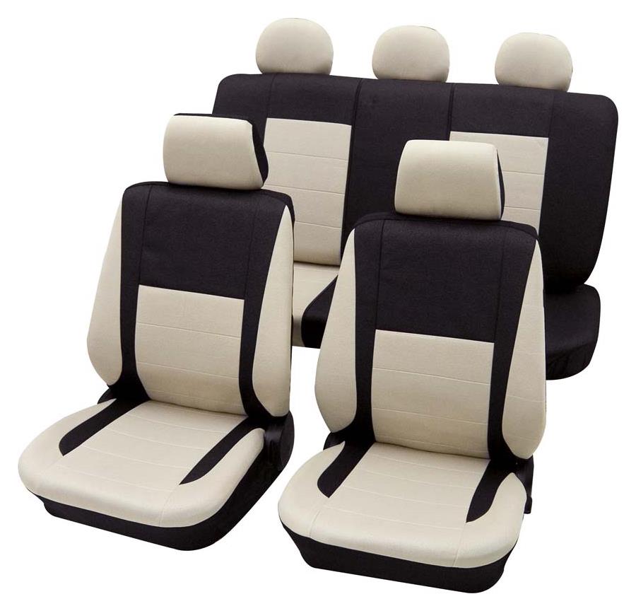 Housses de siège universelles beiges, polyester | PETEX