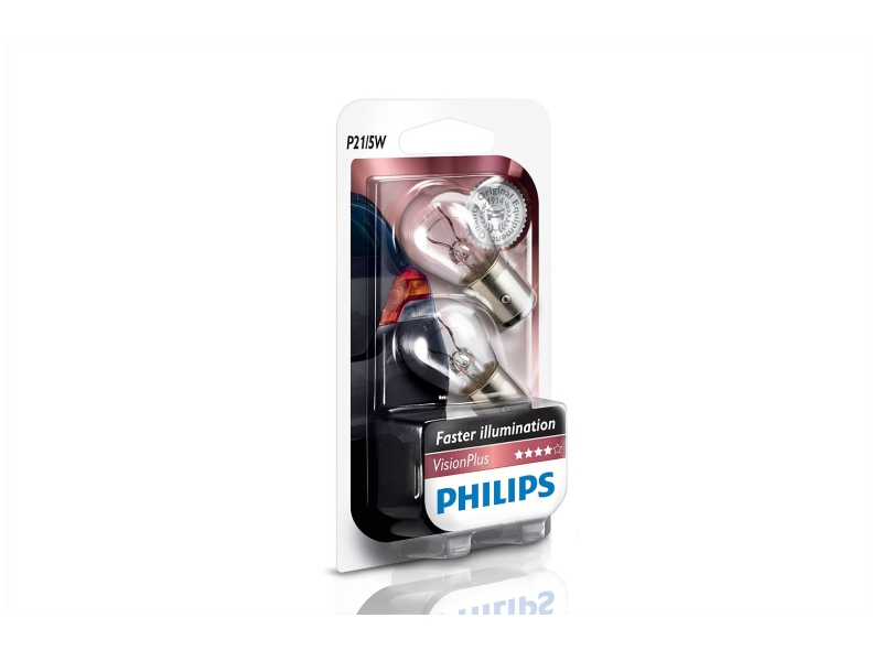 Ampoule P21/5W VisionPlus [12 V] (2 pcs.) | PHILIPS
