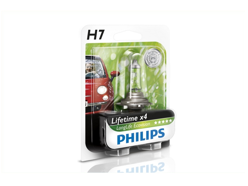 Ampoule H7 LongLife EcoVision 55 W [12 V] (1 pc.) | PHILIPS