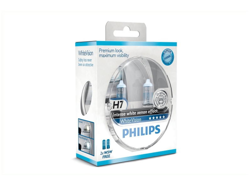 Ampoule H7 WhiteVision 55 W [12 V] (2 pcs.) | PHILIPS