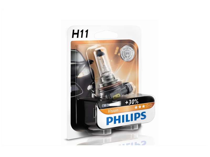 Ampoule H11 Vision 55 W [12 V] (1 pc.) | PHILIPS