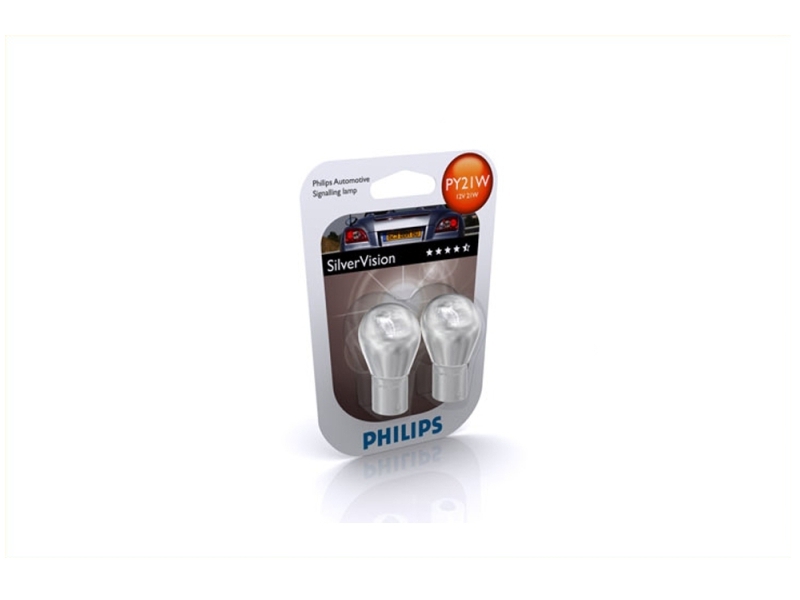 Ampoule PY21W Silver 21 W [12 V] [Bau15s] (2 pcs.) | PHILIPS