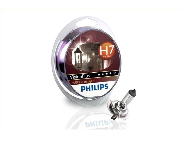 Ampoule H7 Vision Plus 55 W [12 V] (2 pcs.) | PHILIPS