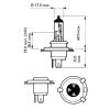 Image du produit pour Ampoule H4 VisionPlus 60/55 W [12 V] (1 pc.)