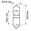 Image du produit pour Ampoule H21W [12 V] (1 pc.)