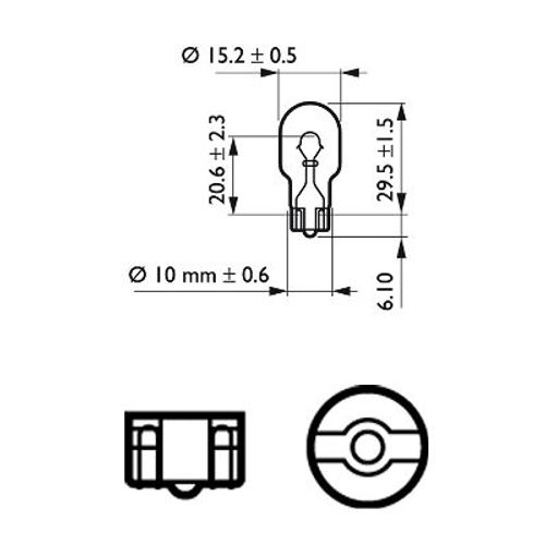 Image du produit pour Ampoule, feu de recul