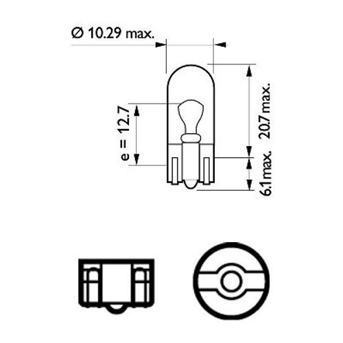 Image du produit pour Ampoule, éclaireur de compartiment-moteur