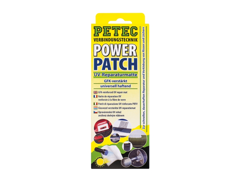 Patch életrique du tapis de réparation UV (75 x 150 mm) | PETEC