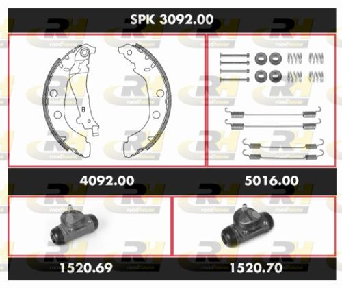 Image du produit pour Kit de freins, freins à tambours