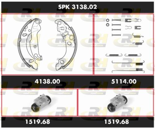 Image du produit pour Kit de freins, freins à tambours