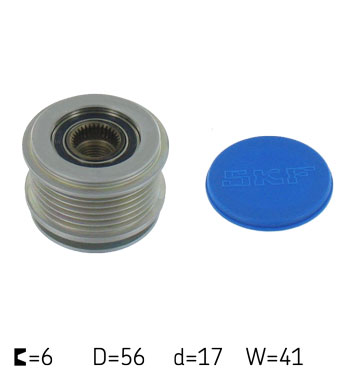 Poulie roue libre, alternateur | SKF