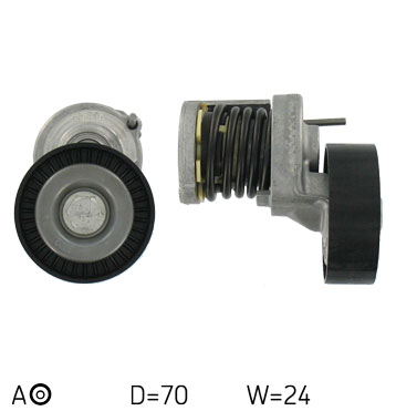 Poulie-tendeur, courroie trapézoïdale à nervures | SKF