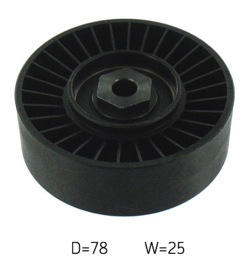 Poulie-tendeur, courroie trapézoïdale à nervures | SKF