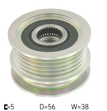 Poulie roue libre, alternateur | SKF
