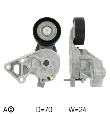 Poulie-tendeur, courroie trapézoïdale à nervures | SKF