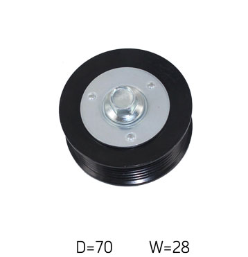 Poulie renvoi/transmission, courroie trapézoïdale à nervures | SKF