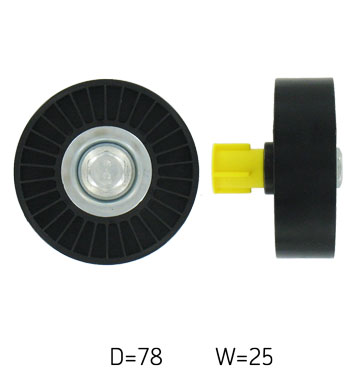 Poulie renvoi/transmission, courroie trapézoïdale à nervures | SKF