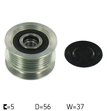 Poulie roue libre, alternateur | SKF