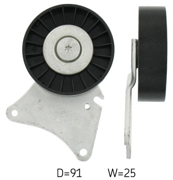 Poulie renvoi/transmission, courroie trapézoïdale à nervures | SKF