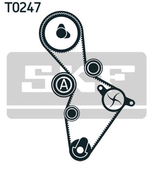 Image du produit pour Pompe à eau + kit de courroie de distribution