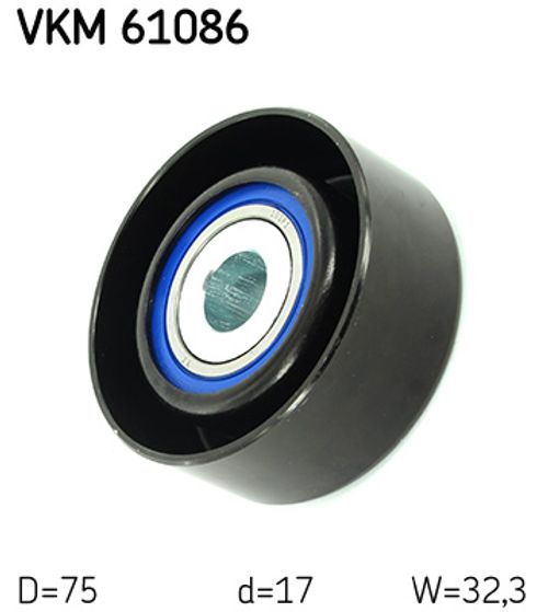 Image du produit pour Poulie renvoi/transmission, courroie trapézoïdale à nervures