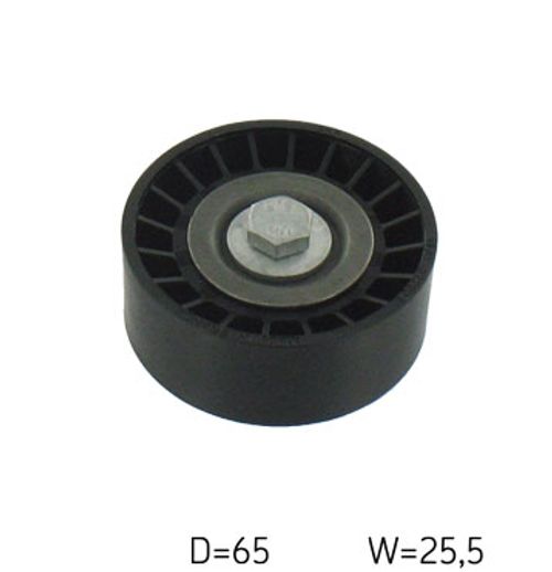 Image du produit pour Poulie renvoi/transmission, courroie trapézoïdale à nervures