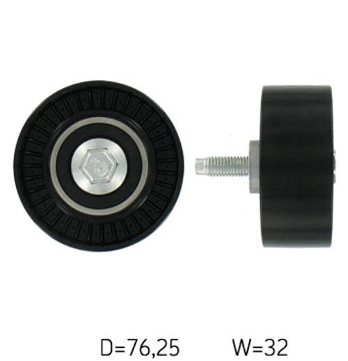 Image du produit pour Poulie renvoi/transmission, courroie de distribution