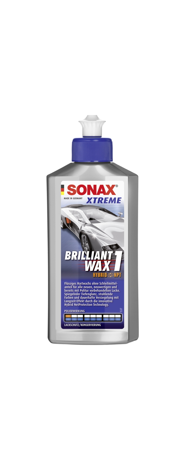 Polissage de peinture XTREME Brilliant Wax 1 Hybrid NPT | SONAX