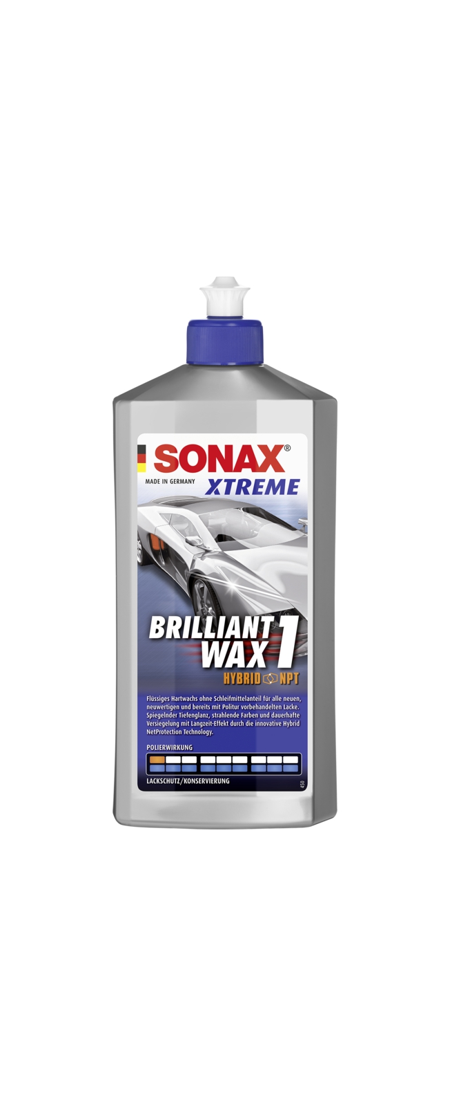 Polissage de peinture XTREME Brilliant Wax 1 Hybrid NPT | SONAX