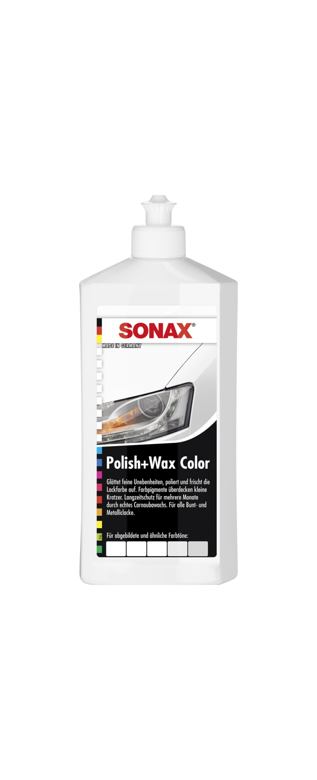 Cire de préservation Polish & wax color (white) NanoPro | SONAX