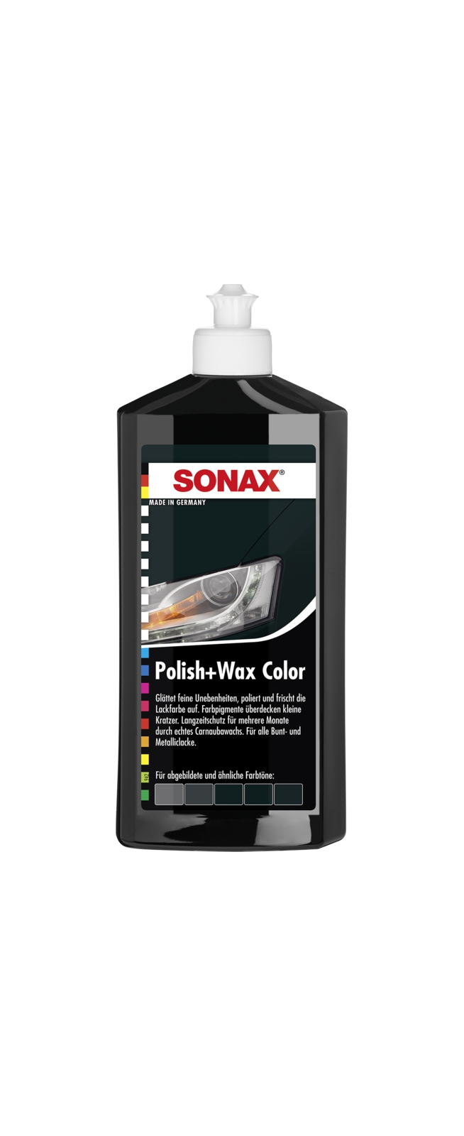 Cire de préservation Polish & wax color (black) NanoPro | SONAX