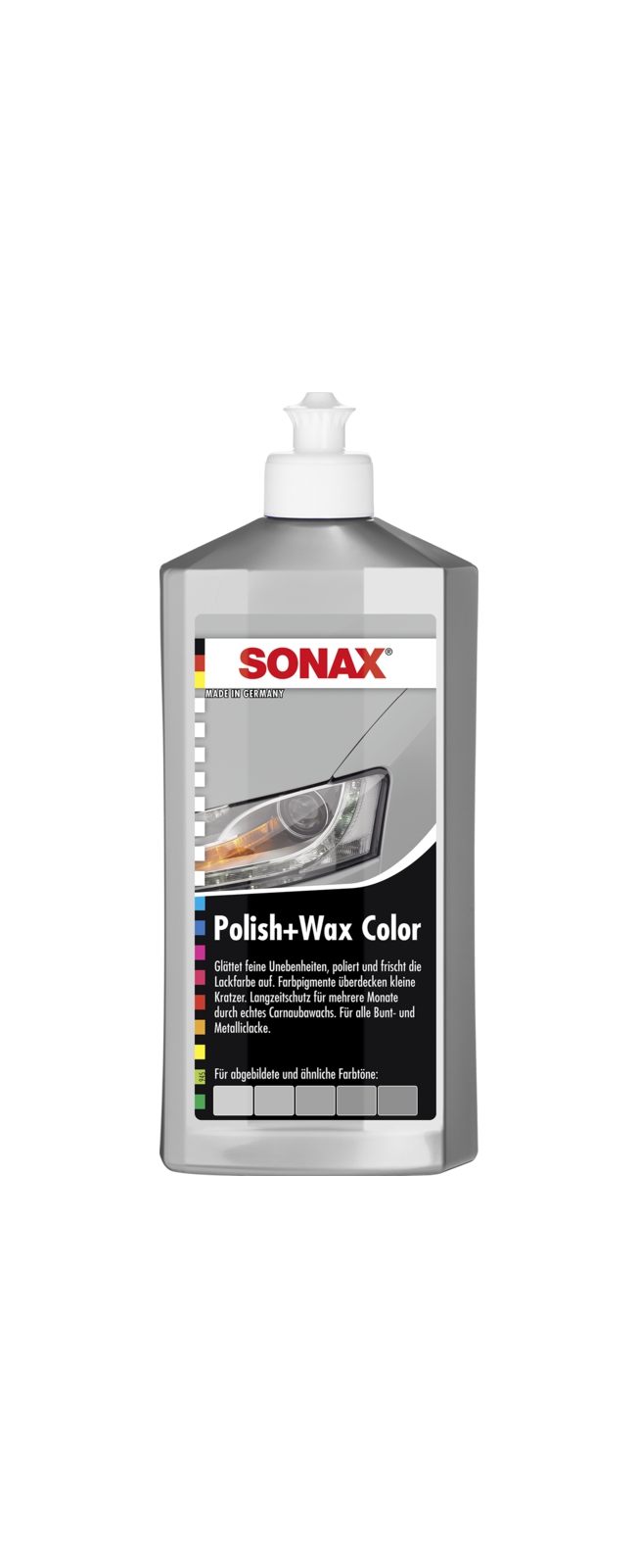 Cire de préservation Polish & wax color (silber/grey) NanoPro | SONAX