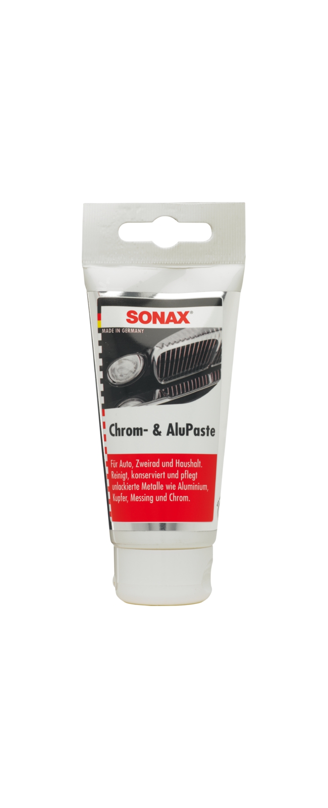Pâte à polir pour chromes Chrome & alu paste | SONAX