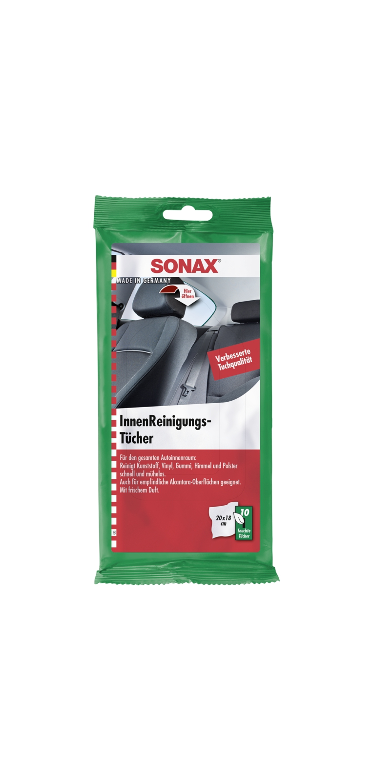 Chiffons de nettoyage Interior care wipes | SONAX