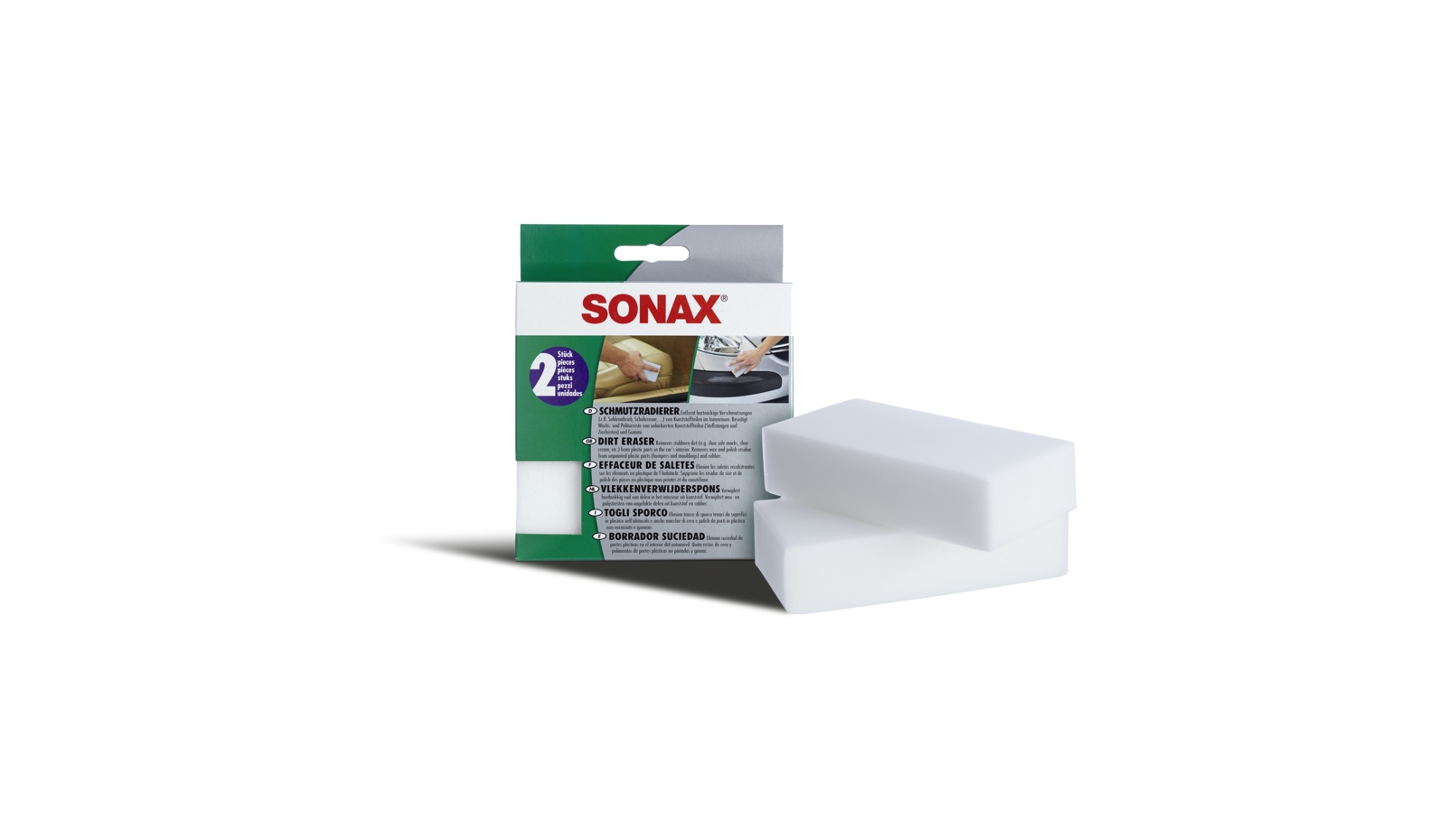 Gomme anti-saleté (2 pcs) | SONAX