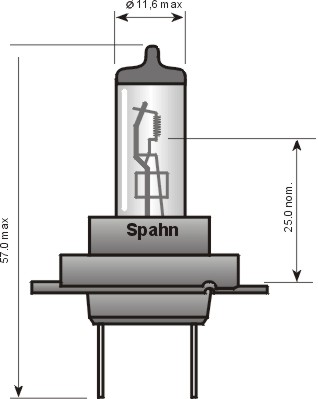 Ampoule, projecteur longue portée Blue Xenon Day Light | SPAHN GLÜHLAMPEN
