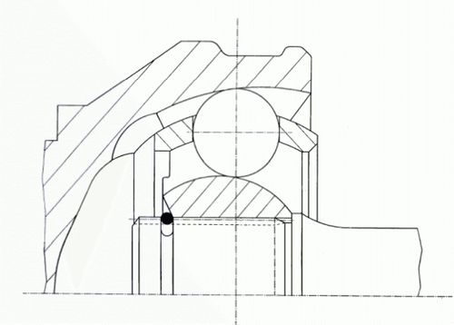 Image du produit pour Jeu de joints, arbre de transmission