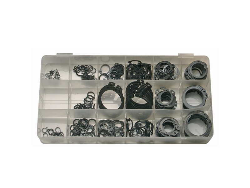 Assortiment d'anneaux de retenue pour bagues externes (300 pcs.) | SWSTAHL