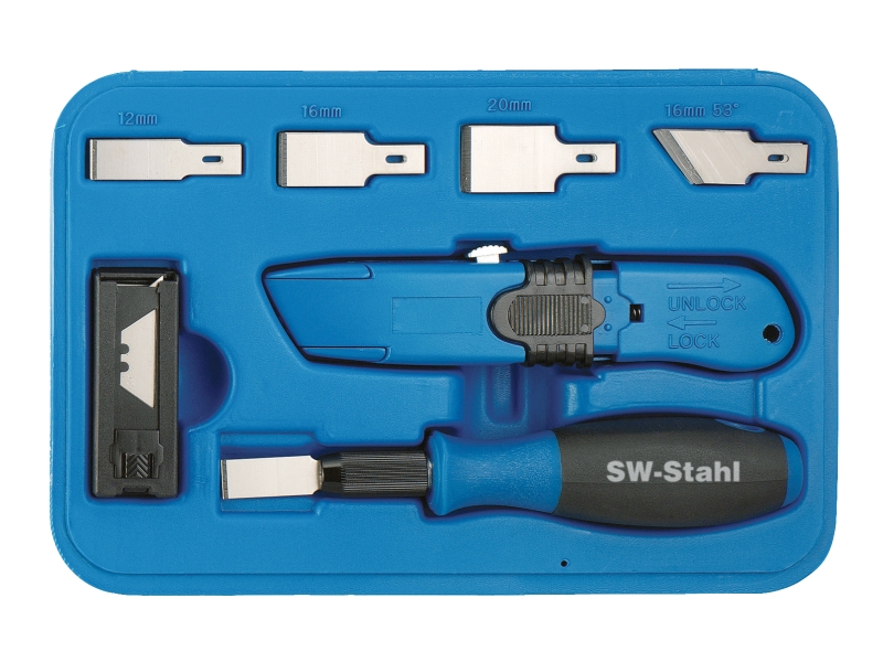 Kit de grattoirs en polyuréthane (27 pces) | SWSTAHL