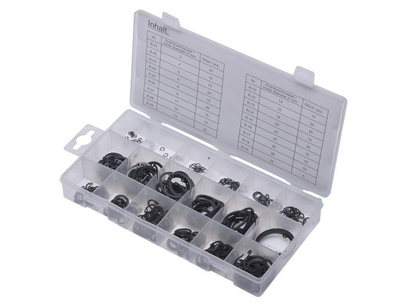 Anneaux de retenue en coffret (300 pces) | SWSTAHL