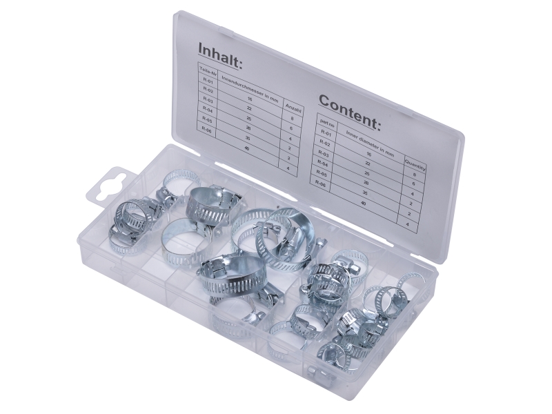 Assortiment de colliers de serrage (26 pces) | SWSTAHL