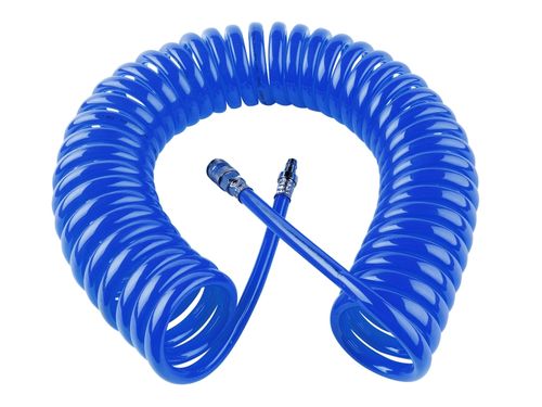 Image du produit pour Tuyau spiralé avec filet de raccordement de 3/8'