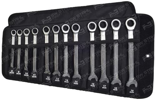 Image du produit pour Kit de clés à fourche et polygonale à cliquet