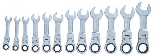 Image du produit pour Kit de clés à fourche et polygonale à cliquet