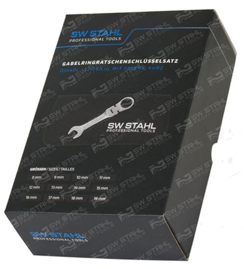Image du produit pour Kit de clés à fourche et polygonale à cliquet