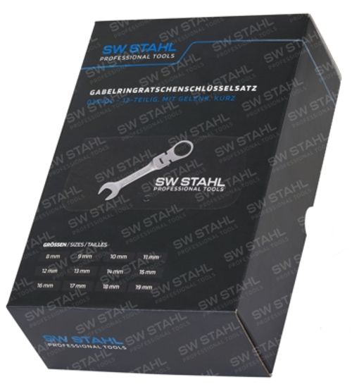 Image du produit pour Kit de clés à fourche et polygonale à cliquet