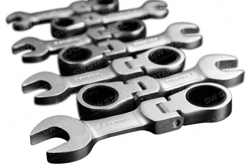 Image du produit pour Kit de clés à fourche et polygonale à cliquet