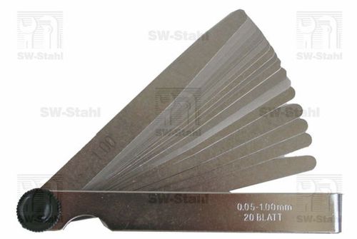 Image du produit pour Jauge d'épaisseur 13, feuille 0,05 - 1,00 mm 